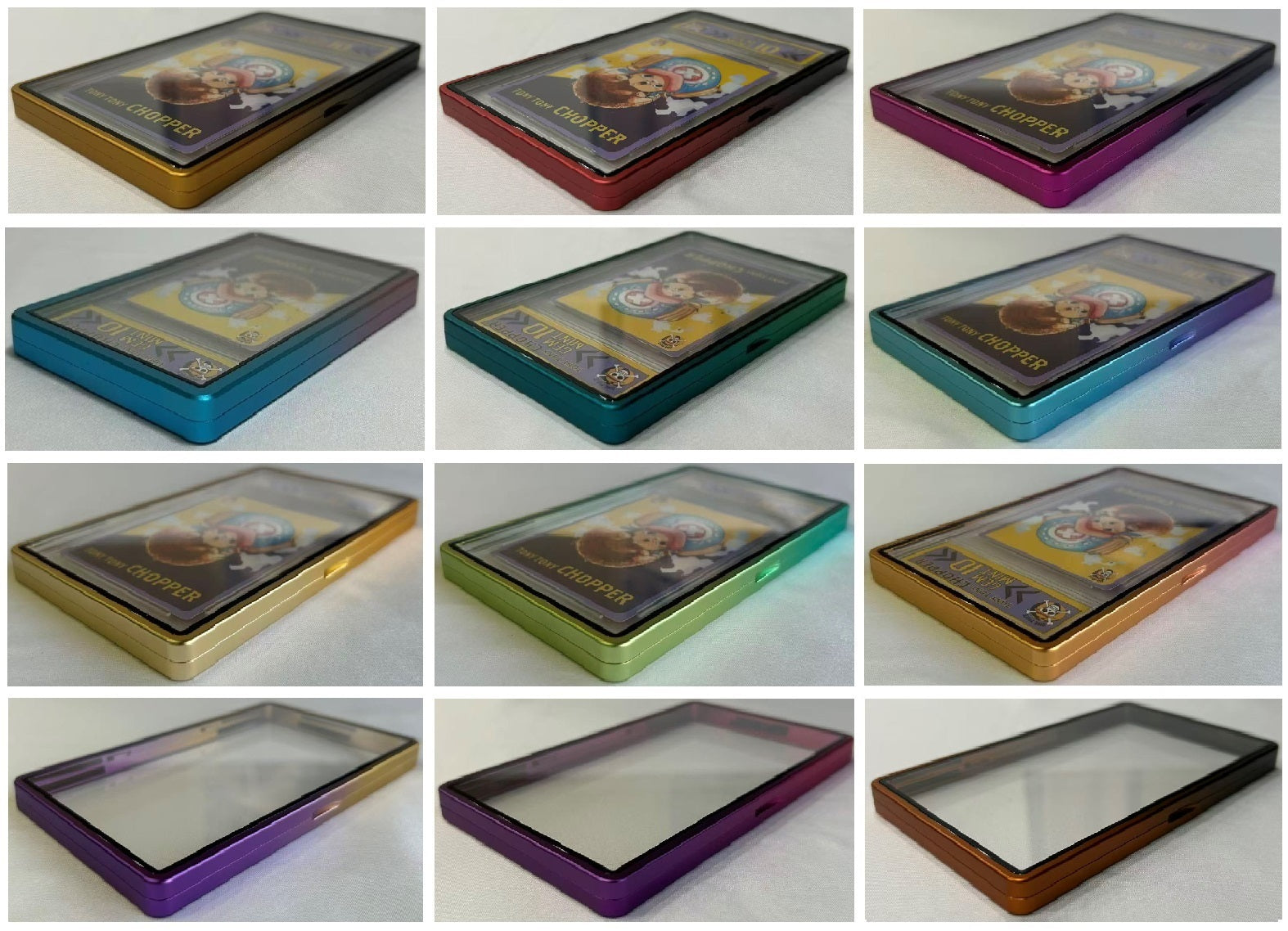 M1nt Gradient SlabMag — aluminium PSA card case with gradient finish