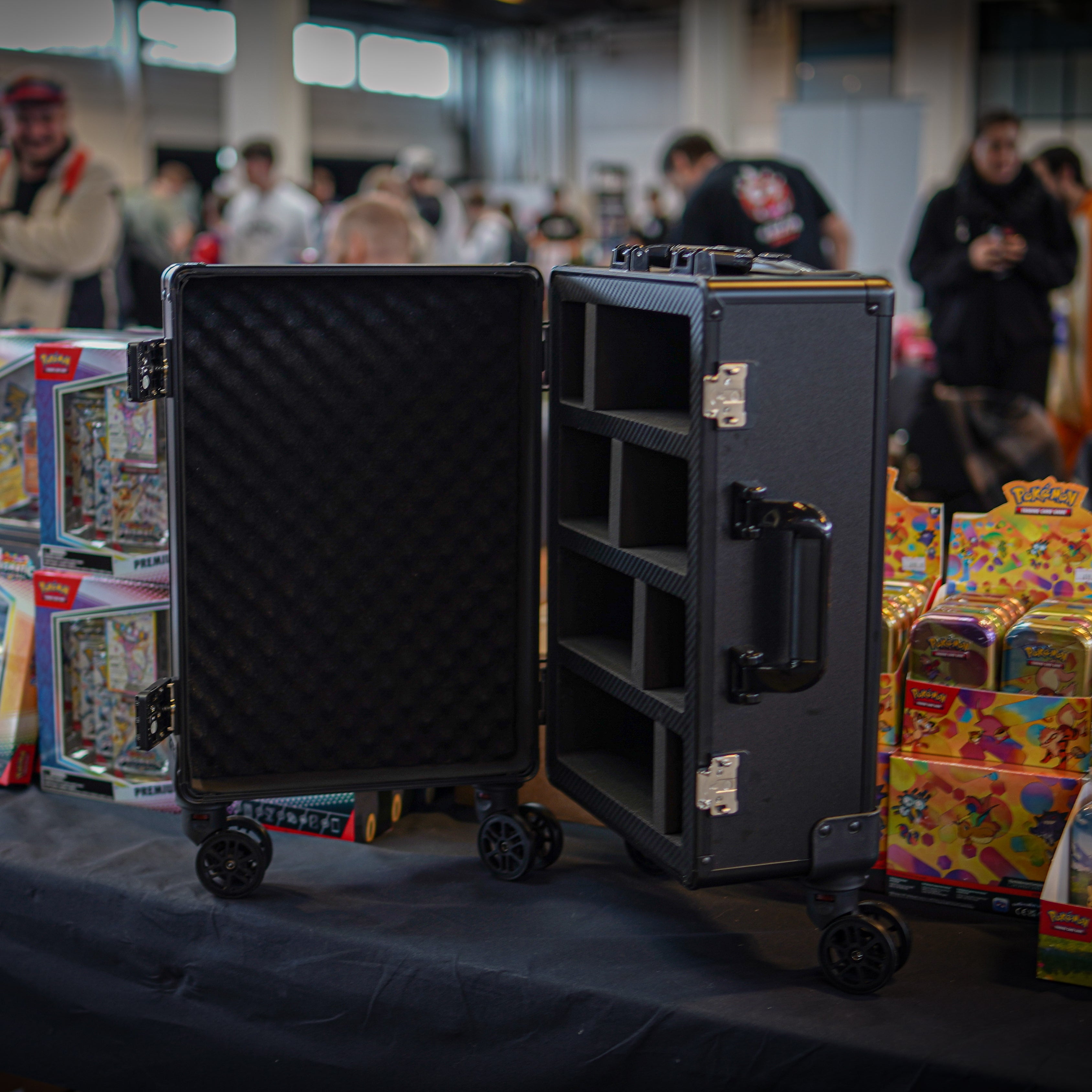 M1nt TCG Carry-On Case — TSA-approved travel case for PSA graded Pokémon cards